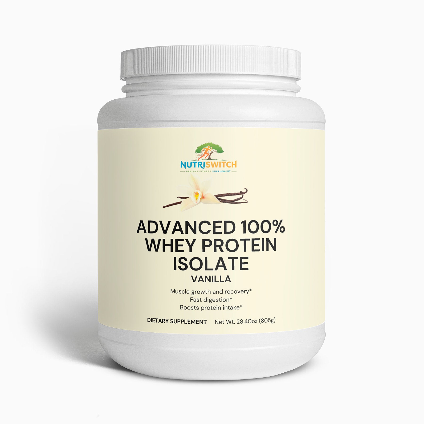 Advanced Whey Protein Isolate Vanilla for Muscle Growth