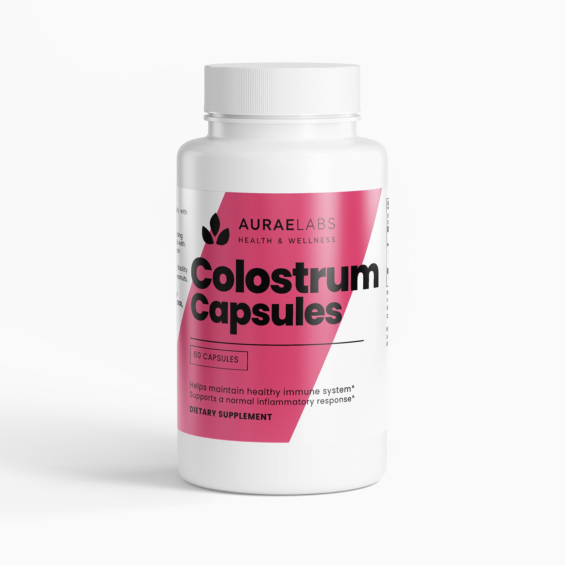 Colostrum Capsules 500mg for immune and gut support
