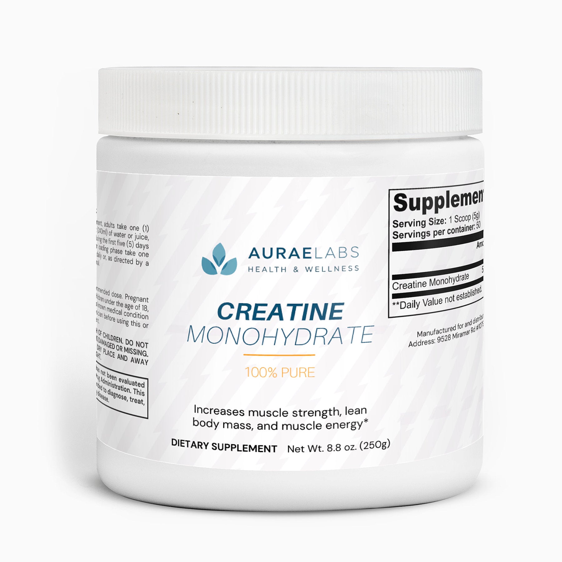 Creatine Monohydrate Powder for Muscle Growth