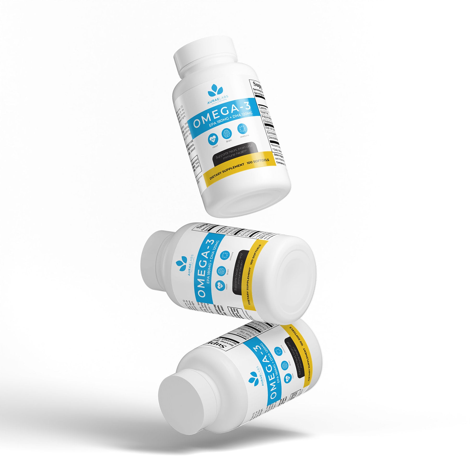 Omega 3 Fatty Acids Capsules Made in USA