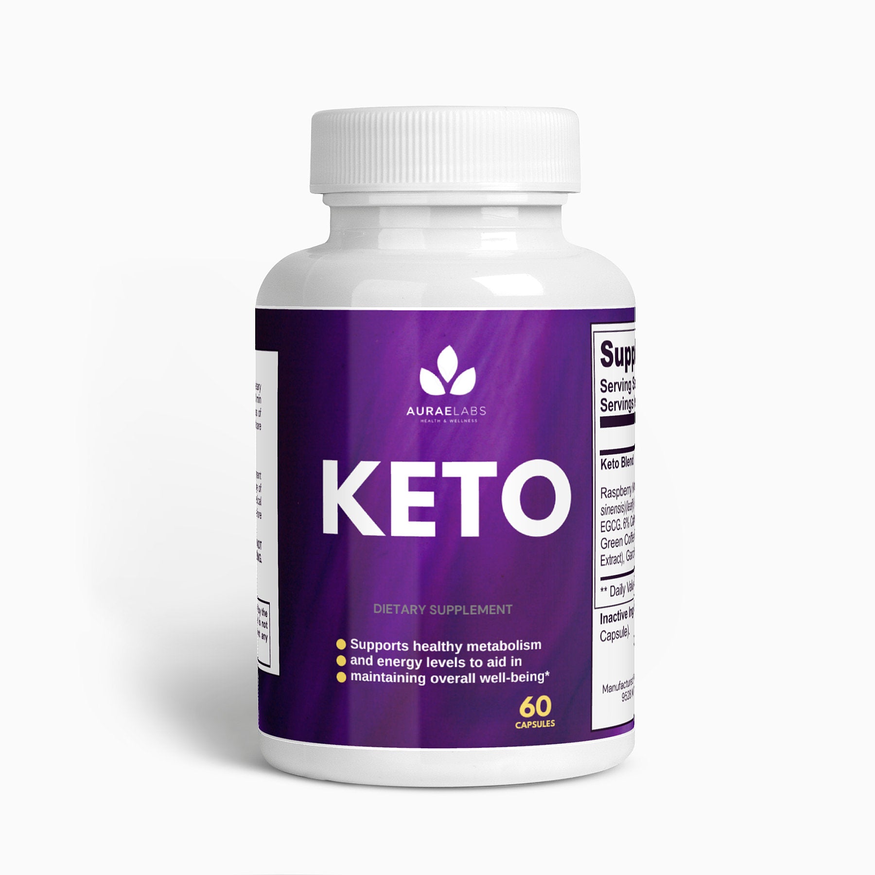 Keto-5 natural fat burner supplement for weight loss