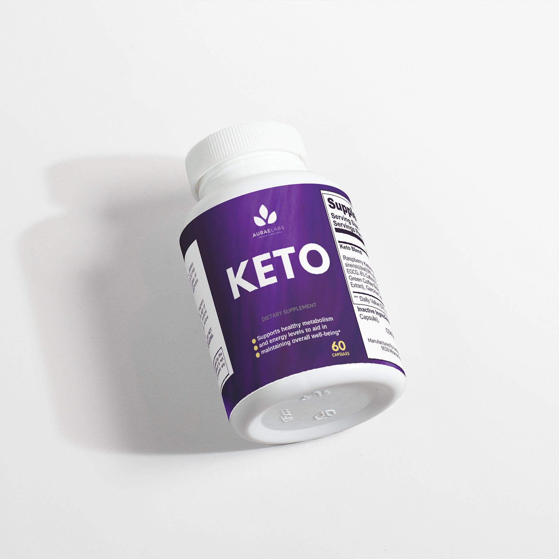Ketosis support capsules with raspberry ketones