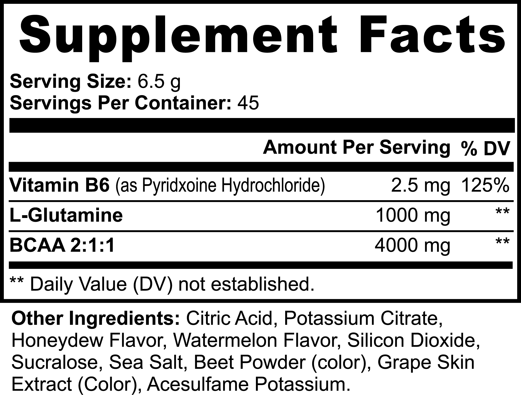 BCAA Post Workout Powder (Honeydew/Watermelon) - Aurae Labs