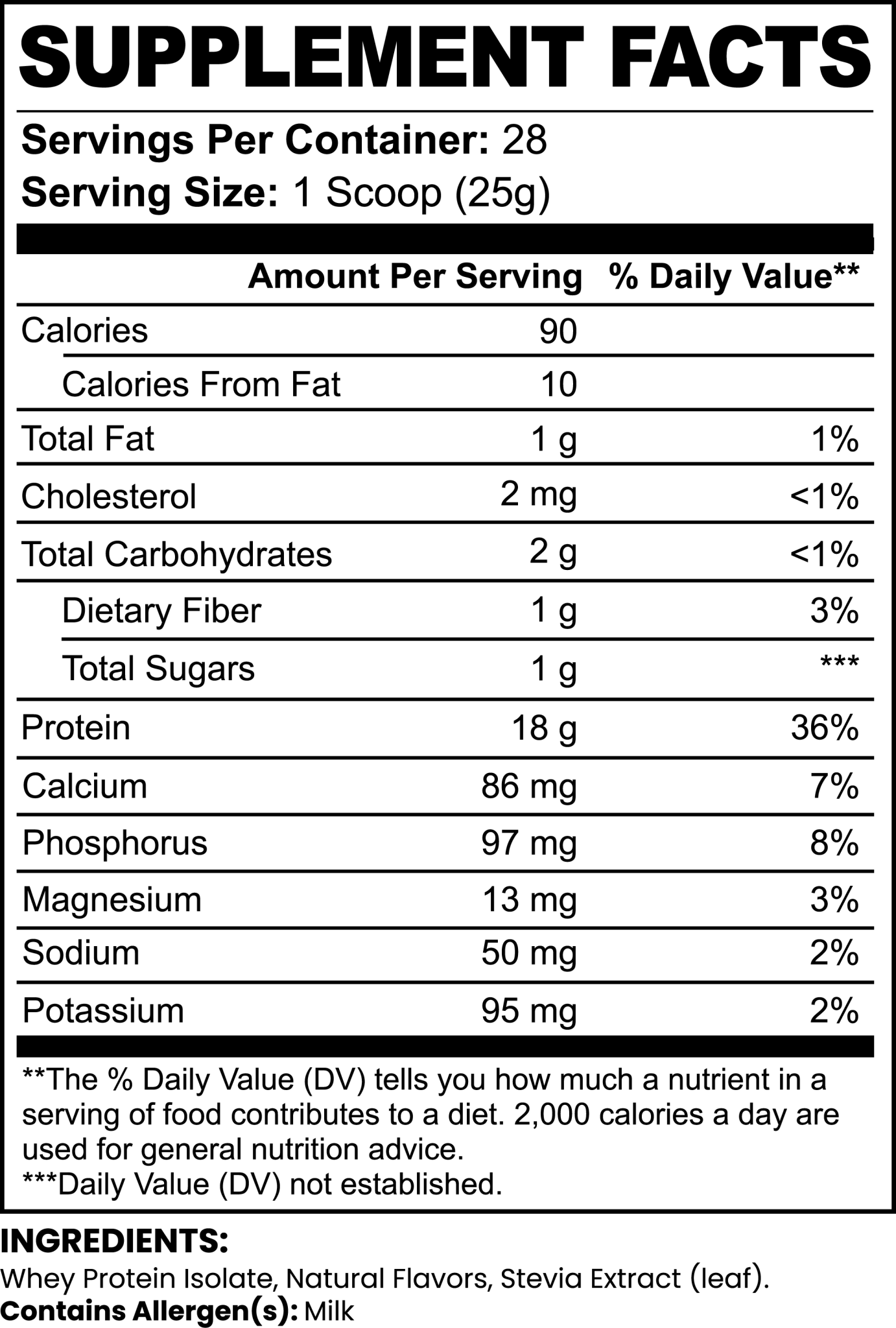 Pure3 100% Whey Protein Isolate (Chocolate) - Aurae Labs