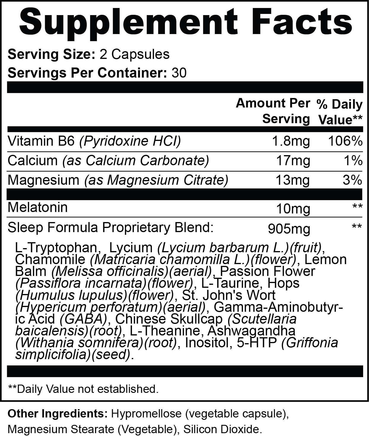 Sleep Support - Aurae Labs