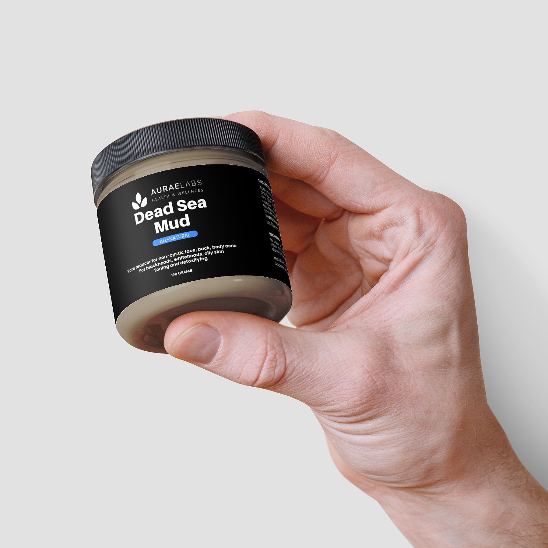 Natural Dead Sea Mud for Oily Skin and Blackhead Treatment
