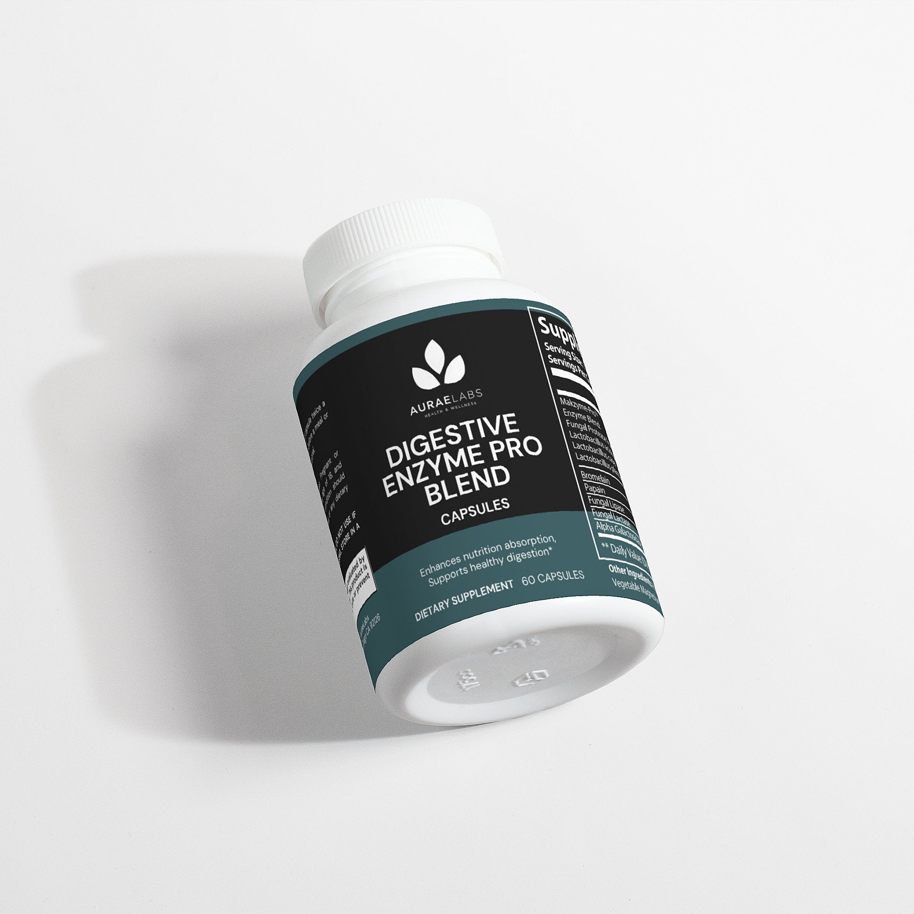 Plant-Based Digestive Enzyme Formula with Bromelain and Papain