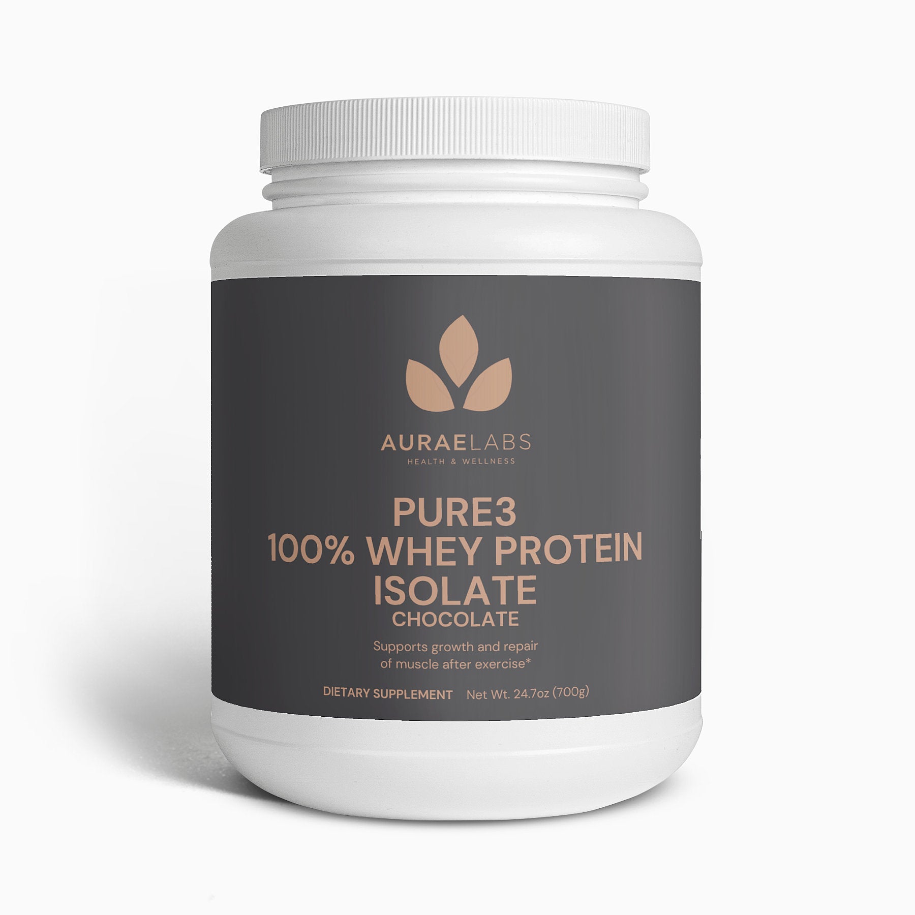 Pure3 Chocolate Whey Protein Isolate for Muscle Recovery