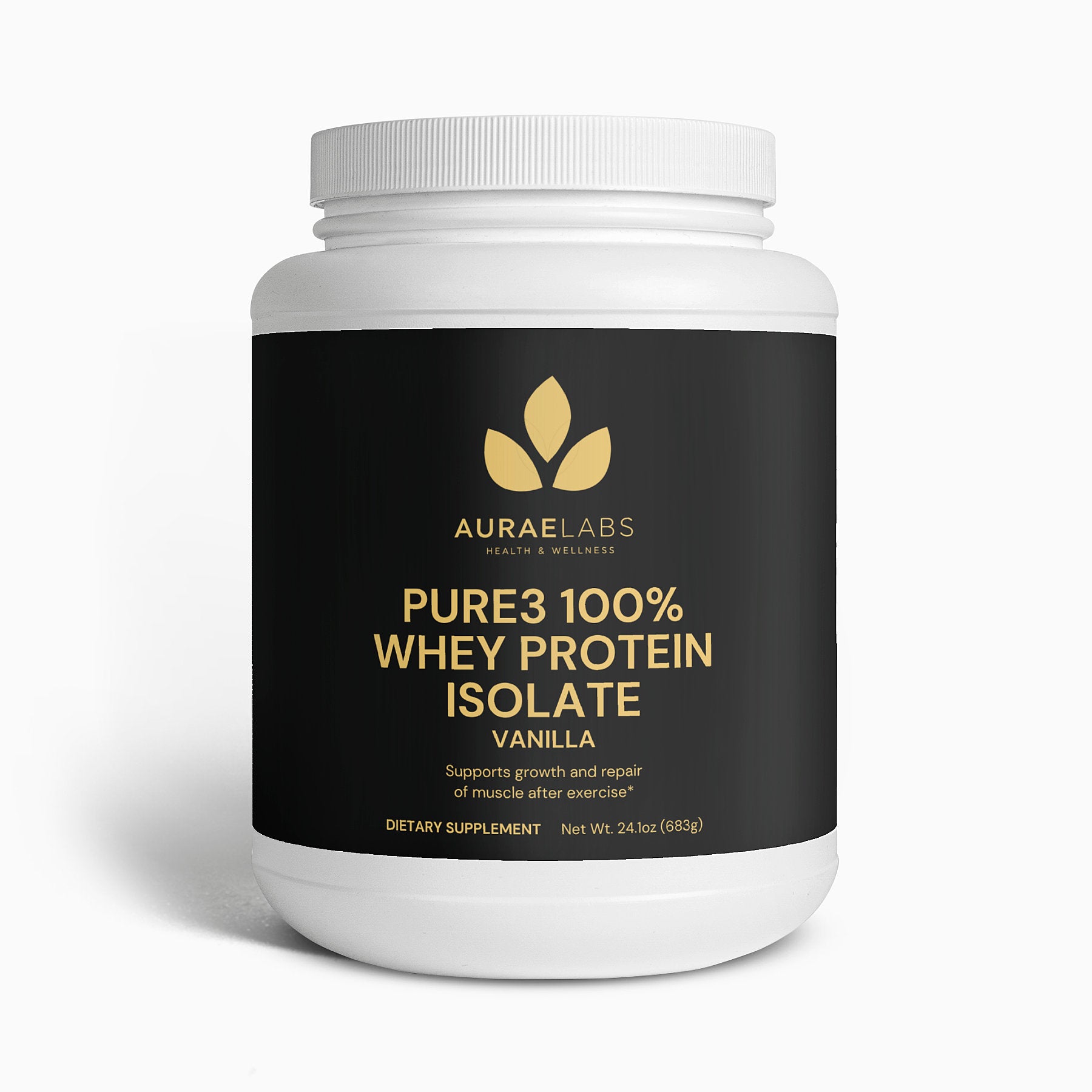 Pure3 Whey Protein Isolate Vanilla Flavor