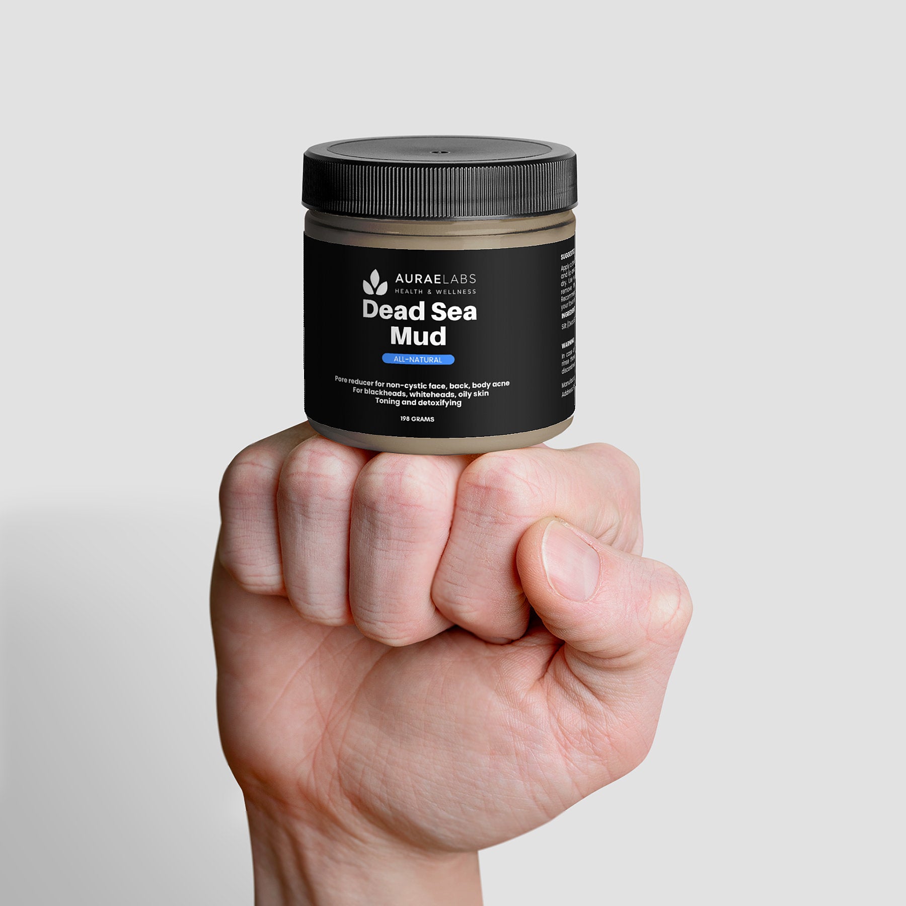 Pure Dead Sea Mud for Pore Reduction and Skin Toning