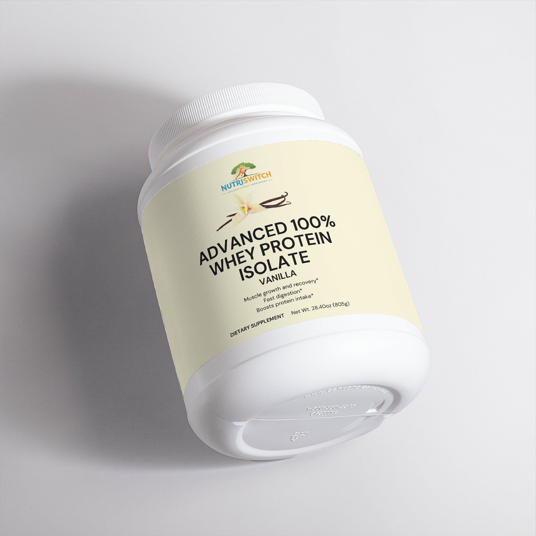 Pure Vanilla Flavor Whey Protein Isolate for Energy Boost