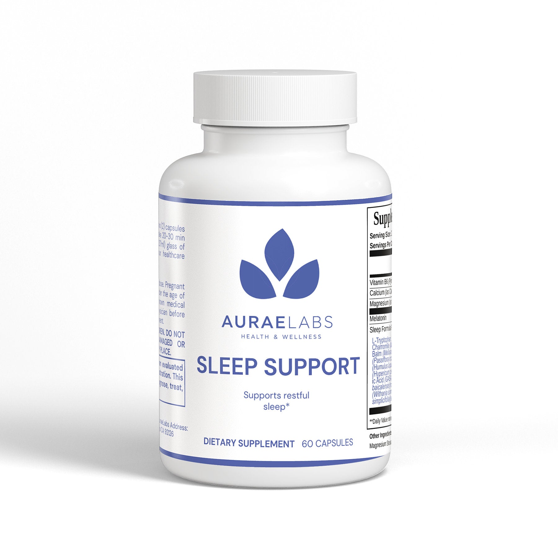 Sleep Support Supplement Capsules for Nighttime Relaxation