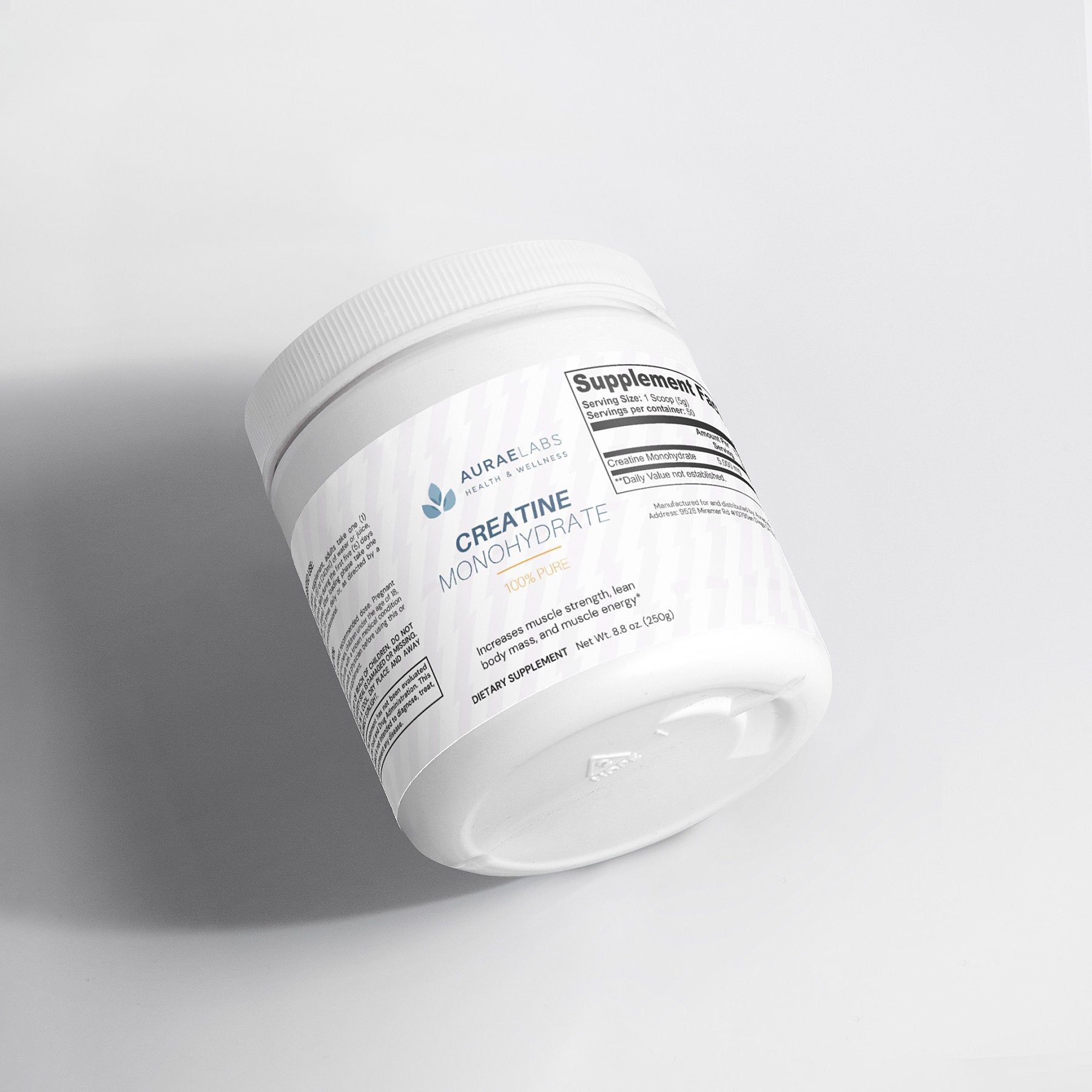 Unflavored Creatine Supplement for Strength and Performance